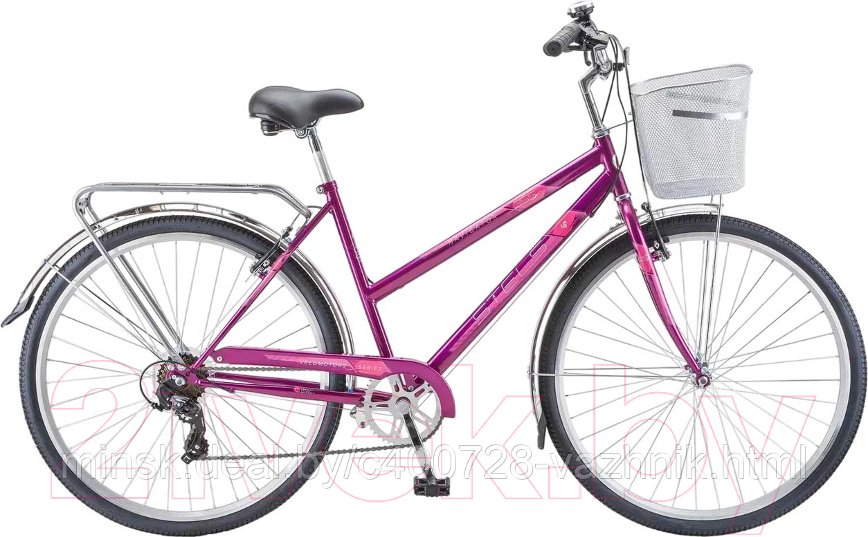Велосипед Stels Navigator 355 Lady 28 Z010 (2023) Пурпурный - фото 2 - id-p205321662