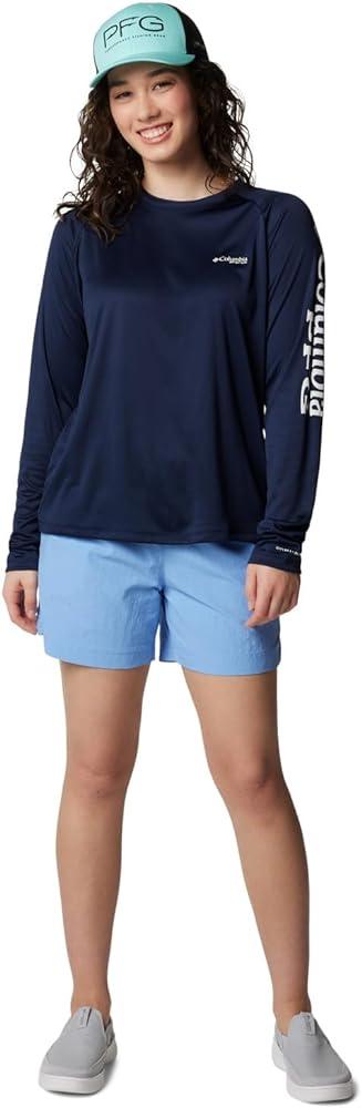 Шорты женские Columbia PFG Backcast Water Shorts синий 1835911-449 - фото 3 - id-p226306328