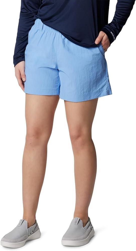 Шорты женские Columbia PFG Backcast Water Shorts синий 1835911-449 - фото 4 - id-p226306328