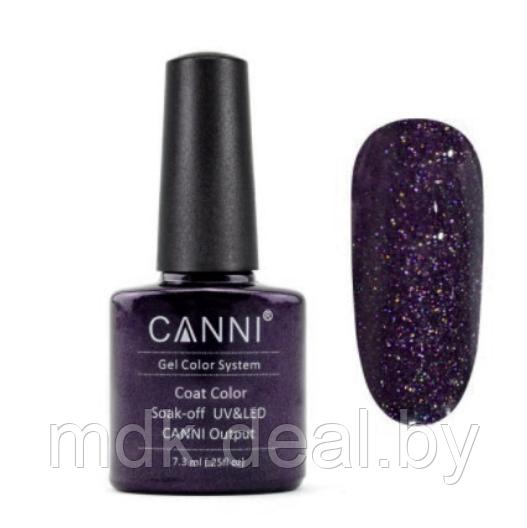 Гель-лак (шеллак) Canni №190 Flash Violet Black 7.3ml - фото 1 - id-p99387150