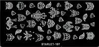 Трафареты для штампинга прямоугольные Starlet №167