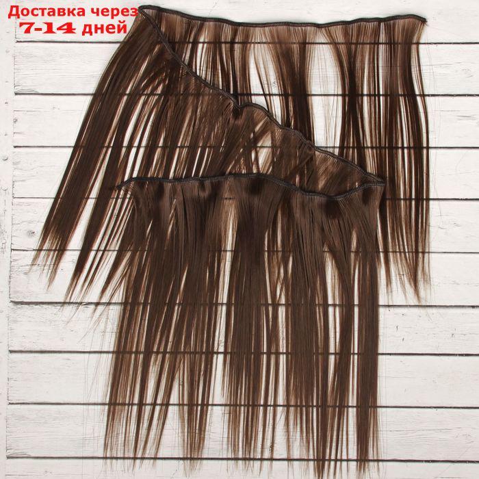 Волосы - тресс для кукол "Прямые" длина волос: 25 см, ширина:100 см, цвет № 6К - фото 2 - id-p226897573