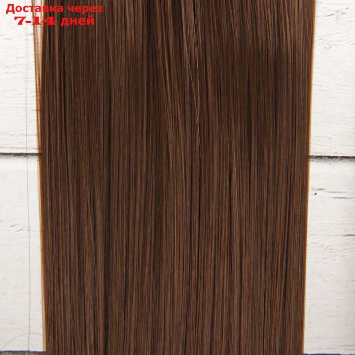 Волосы - тресс для кукол "Прямые" длина волос: 25 см, ширина:100 см, цвет № 8В - фото 3 - id-p226897574