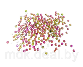 Стразы (кристаллы) для ногтей SS3 1.5-1.6мм (фиолетово-розовый голографик) 100шт №37