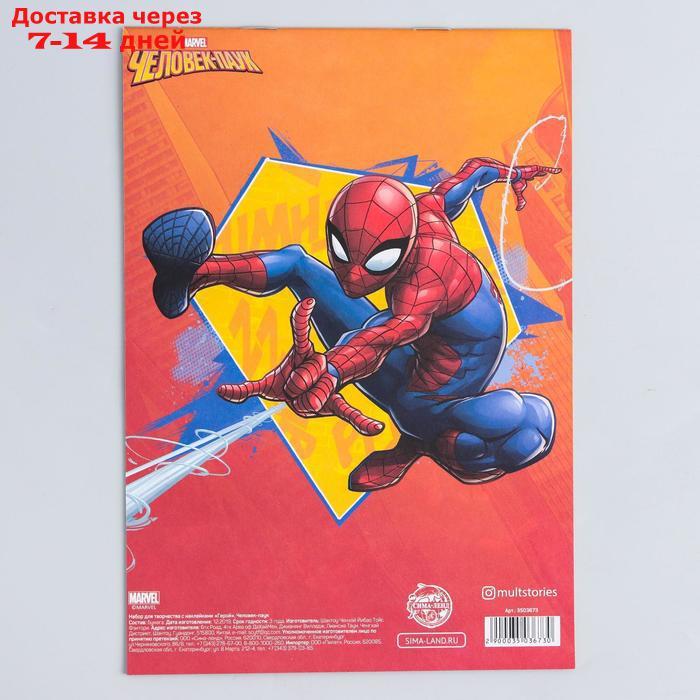Набор для творчества с наклейкам "Герой", Человек паук - фото 4 - id-p226899467