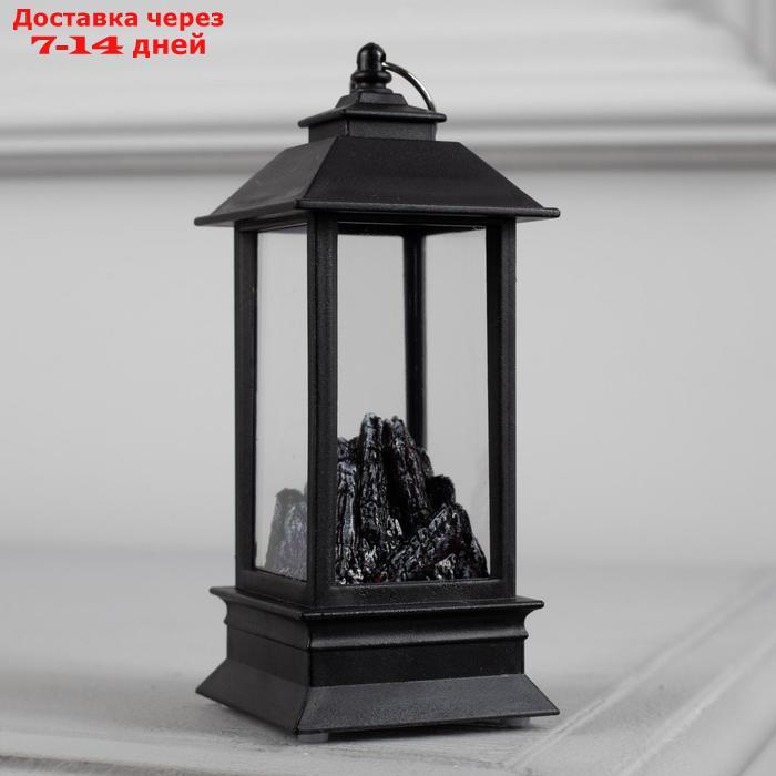 Фигура световая "Камин " эффект горящего огня, 13х5х5 см, от бат. 2032 (в комплекте) - фото 2 - id-p226909424