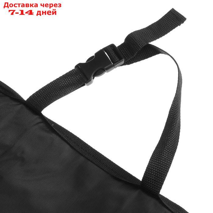 Органайзер на переднее сиденье, 50 х 29 см, с карманом для планшета, оксфорд, черный - фото 5 - id-p226894922