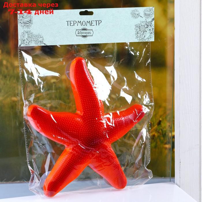Пластиковый термометр оконный "Звезда" в пакете - фото 3 - id-p226909738