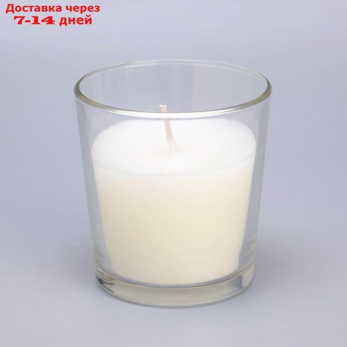 Свеча в гладком стакане ароматизированная "Белая лилия" - фото 2 - id-p226909777