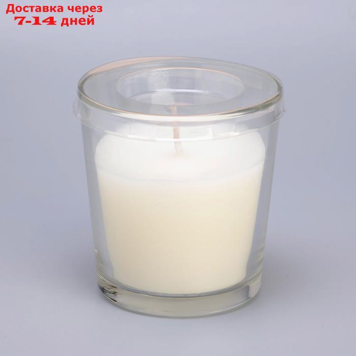 Свеча в гладком стакане ароматизированная "Белая лилия" - фото 4 - id-p226909777