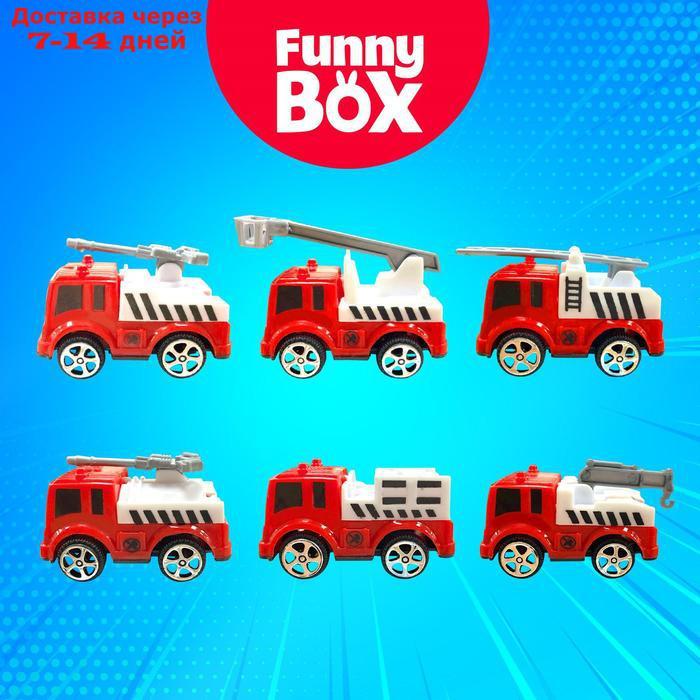 Игровой набор Funny Box "Пожарная техника": карточка, фигурка, лист наклеек - фото 2 - id-p226899642