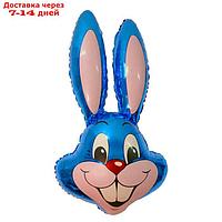 Шар фольгированный 24" "Кролик", цвет синий