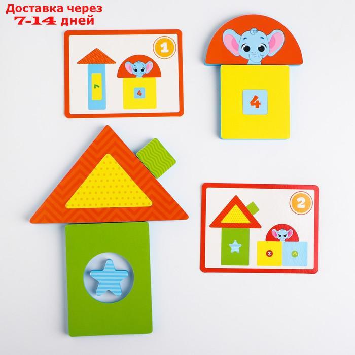 Настольная игра для малышей "Маленький строитель" EVA+карточки - фото 3 - id-p226901898