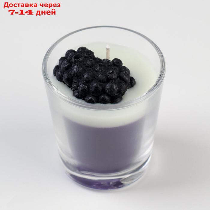 Свеча ароматическая в стакане "Ежевичный щербет", 60 гр - фото 1 - id-p226909875
