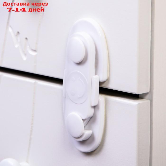 Блокиратор для дверей шкафов, цвет белый - фото 4 - id-p226897994