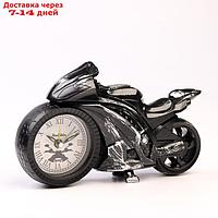 Будильник "Мотоцикл", d=6.5 см, 3 ААА, 21.5х5х12.5 см