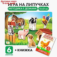 Игра на липучках "Изучаем мир домашних животных", методика Домана