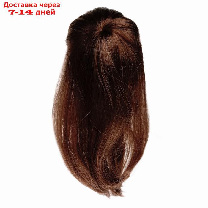Волосы для кукол "Косички" размер средний, цвет каштановый - фото 1 - id-p226896855