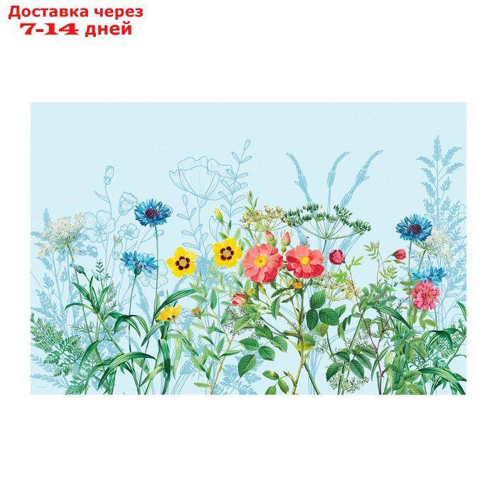 Наклейка виниловая для кухни "Полевые цветы", интерьерная, 60 х 90 см - фото 1 - id-p226910367