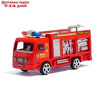Машина инерционная "Пожарная", цвета МИКС