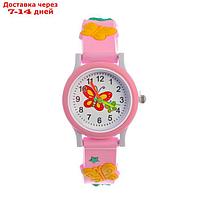 Часы наручные детские "Бабочки", d=3 см, ремешок 19.4 см