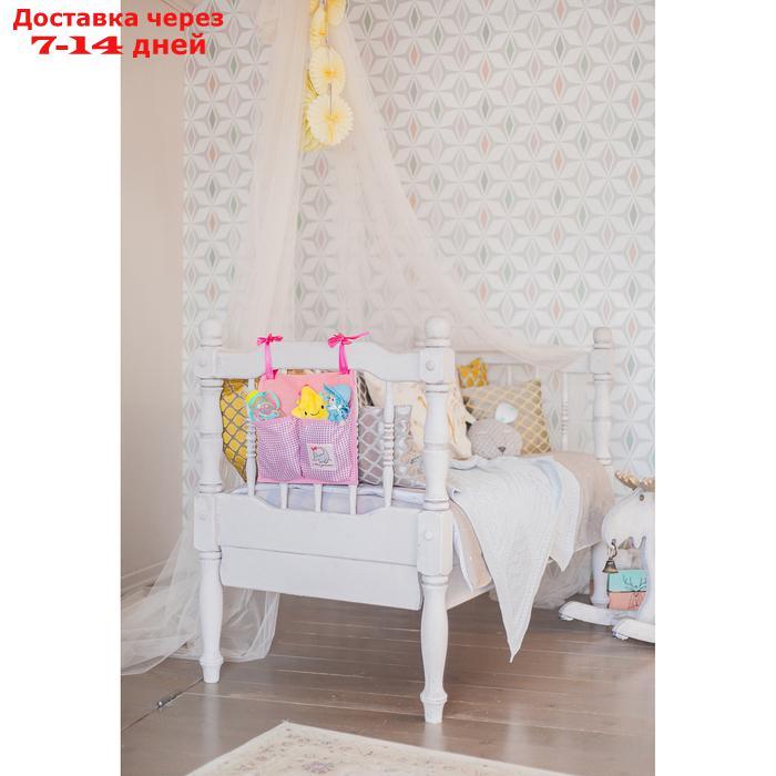 Кармашки на детскую кроватку "Любимая доченька", 2 отделения - фото 4 - id-p226898530