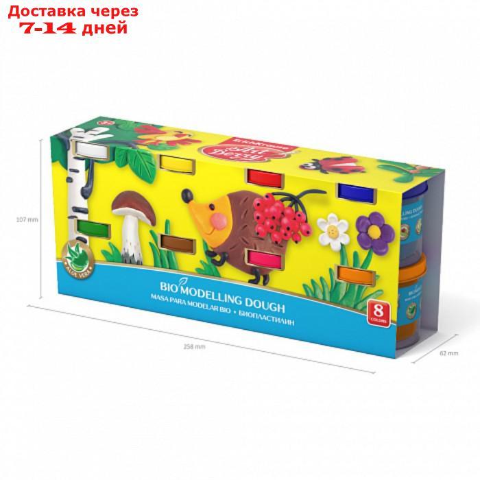 Пластилин на растительной основе набор 8 цветов по 100 г, ArtBerry с Алоэ Вера - фото 3 - id-p226896985