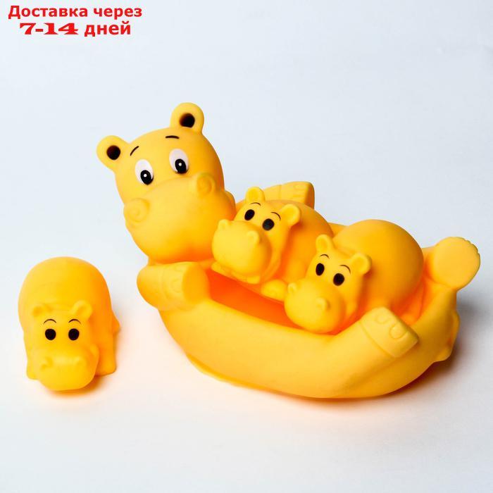 Набор резиновых игрушек для игры в ванной МИКС: мыльница, игрушки 3 шт. - фото 6 - id-p226897002