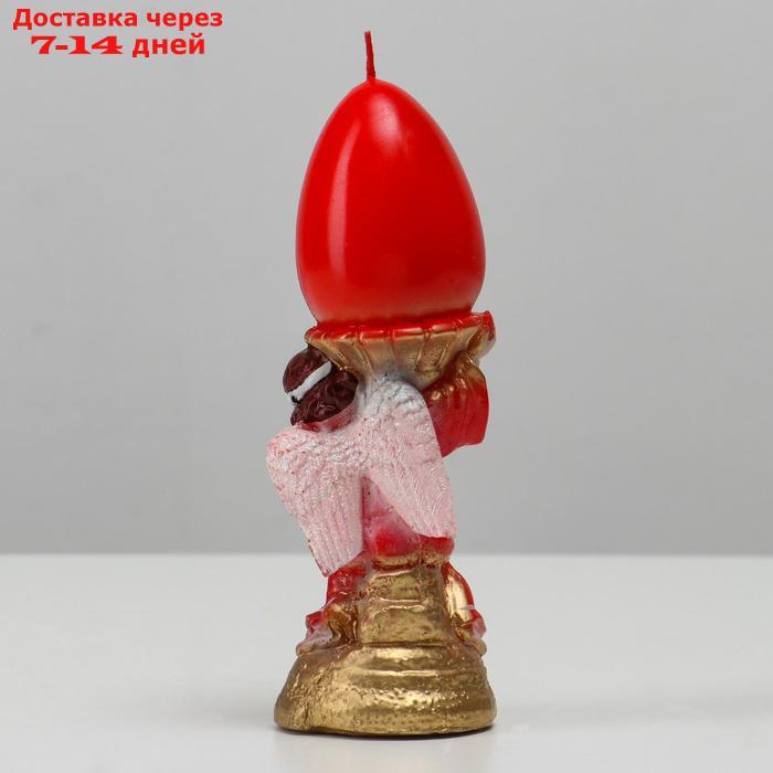 Свеча фигурная "Пасхальный ангел", красный, 5.5х16.2 см, 175 гр - фото 2 - id-p226910770