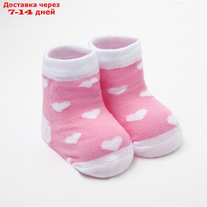 Набор носков "Minnie Mouse", белый/розовый, 6-8 см - фото 2 - id-p226900142