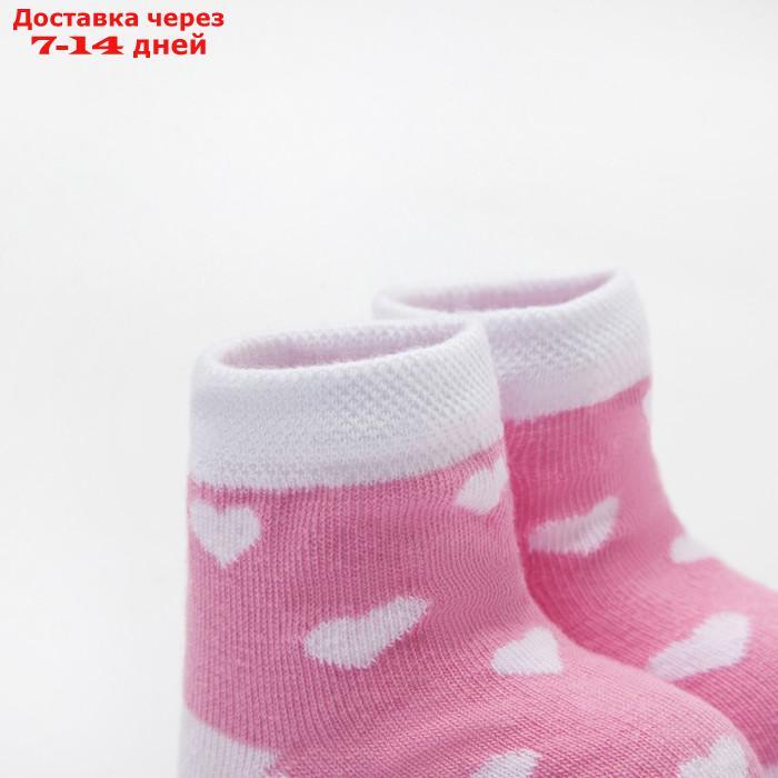 Набор носков "Minnie Mouse", белый/розовый, 6-8 см - фото 4 - id-p226900142
