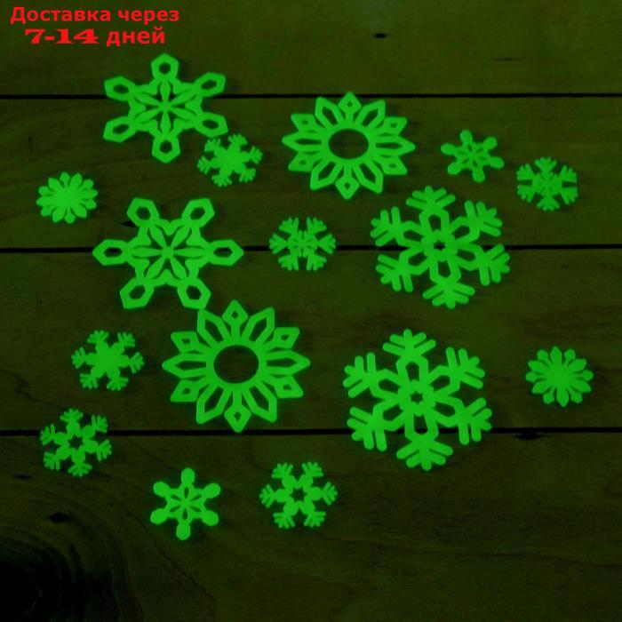 Развивающий игровой набор "Новый год в лесу", наклейки светятся в темноте - фото 7 - id-p226900434