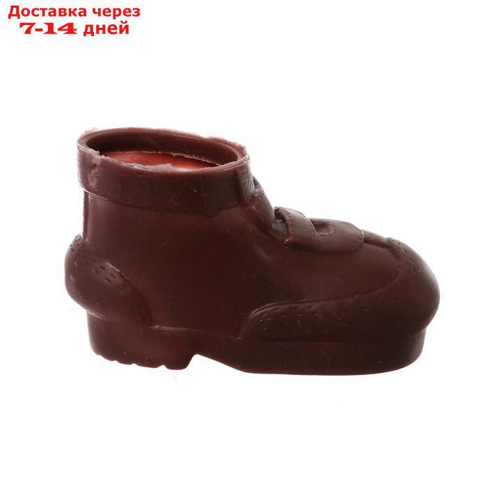 Ботинки для куклы "Липучки", длина подошвы 7,5 см, 1 пара, цвет коричневый - фото 2 - id-p226899027