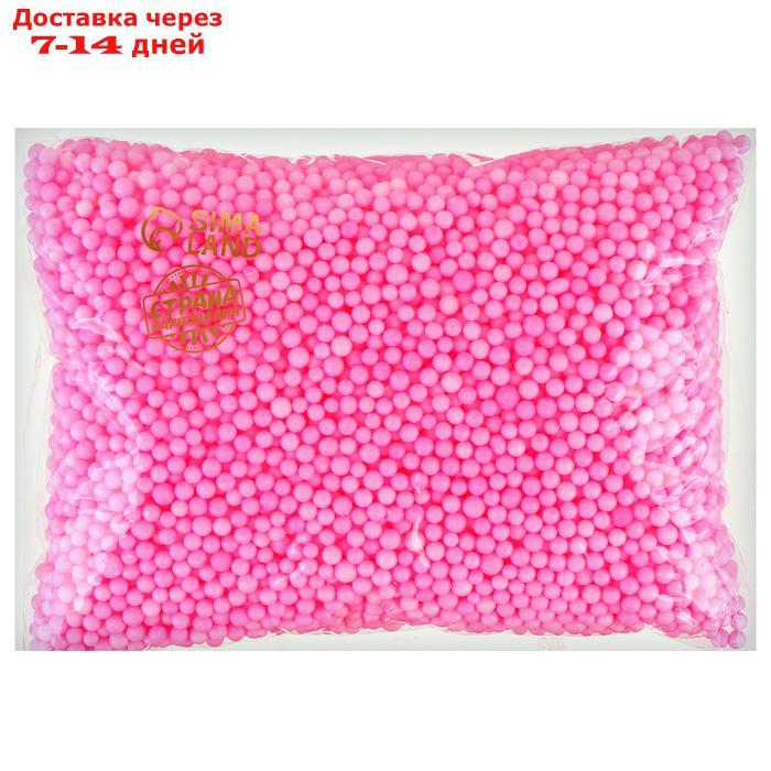 Наполнитель для шаров и слаймов "Пенопласт", 0,3 см, 20 г, цвет розовый, МИКС - фото 1 - id-p226899034