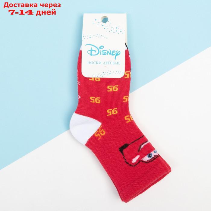 Набор носков "Тачки" 2 пары, красный, 18-20 см - фото 4 - id-p226903314