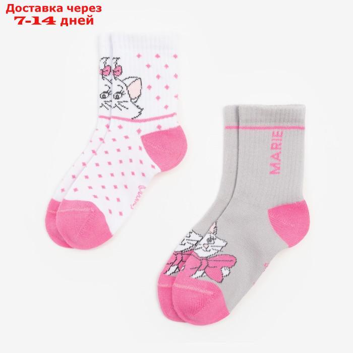 Набор носков "Marie", Коты аристократы 2 пары, белый/серый, 14-16 см - фото 5 - id-p226903316