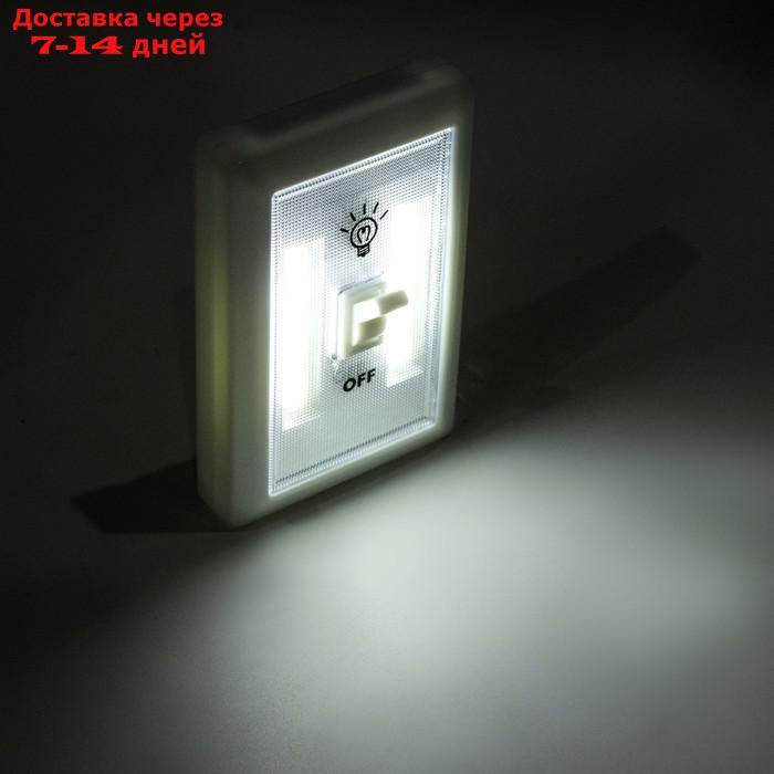 Фонарь-светильник, 3хААА, COB-диод, гвоздь, магнит, клейкая основа 11.2х7.5х3.5 см - фото 4 - id-p226907804