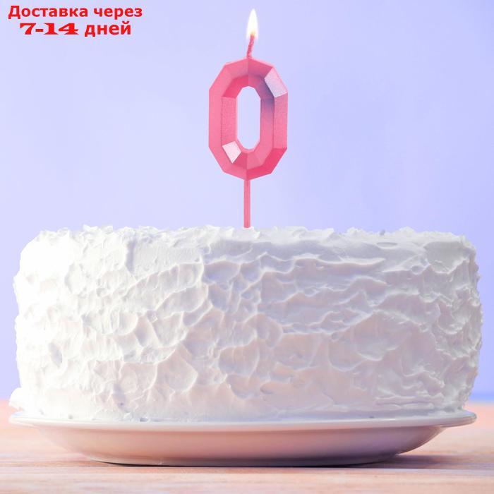 Свеча в торт "0", в пакете, цифра, 9 х 2,8 см - фото 3 - id-p226906326