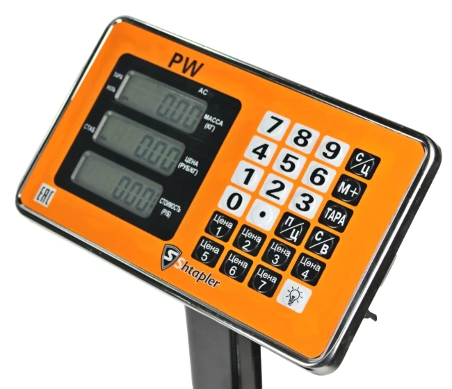 Весы платформенные Shtapler PW 600 (60x80) складная стойка (71057107) - фото 2 - id-p226205485