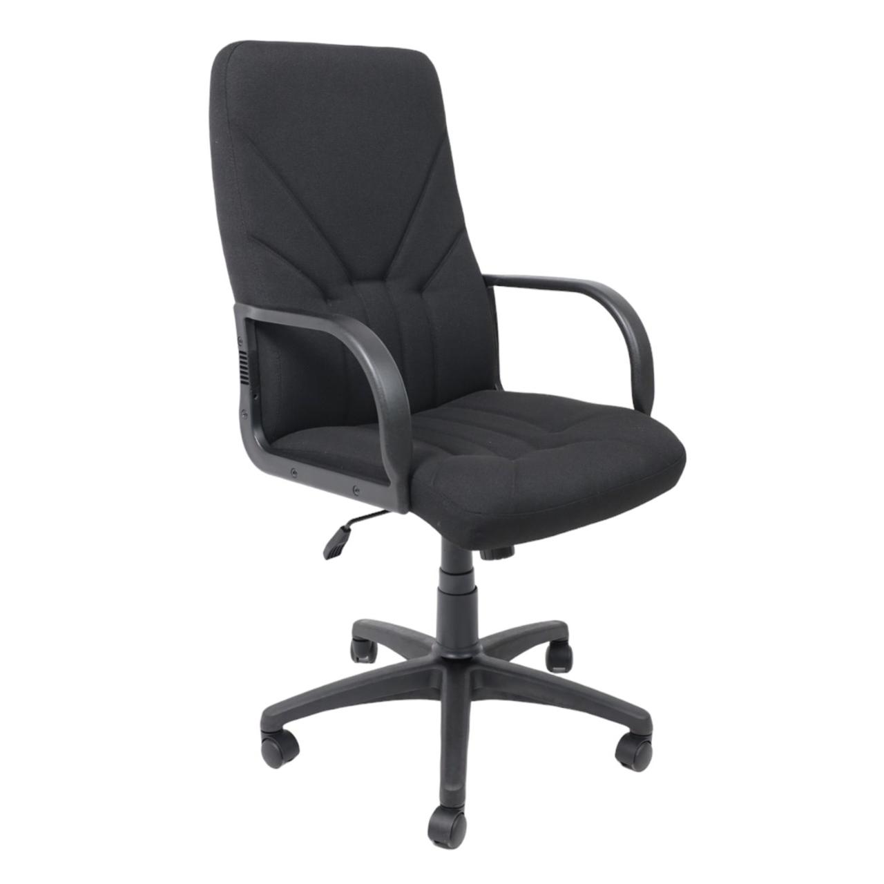 Кресло поворотное MANAGER KD С-11 (TILT PL64), ткань, черный