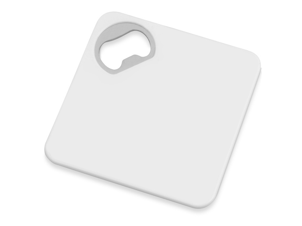 Подставка для кружки с открывалкой Liso, черный/белый - фото 1 - id-p227133566