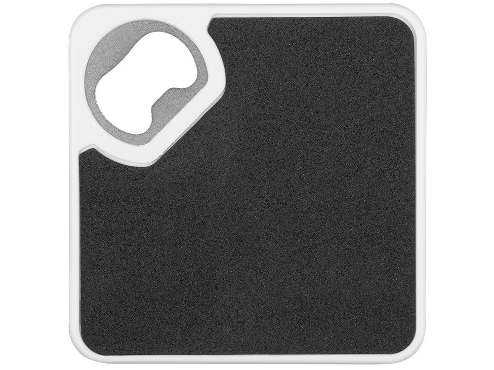 Подставка для кружки с открывалкой Liso, черный/белый - фото 4 - id-p227133566
