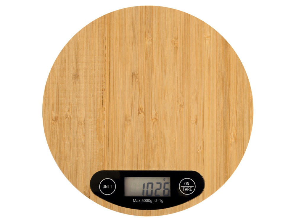 Бамбуковые кухонные весы Scale, натуральный - фото 2 - id-p227133751