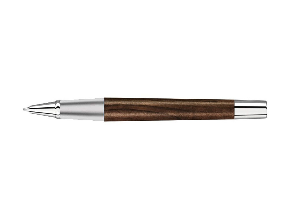 Ручка роллер TITAN WOOD R, синий, 0.7 мм, коричневый/серебряный - фото 2 - id-p227133616