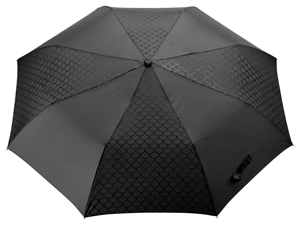 Зонт-полуавтомат складной Marvy с проявляющимся рисунком, черный - фото 6 - id-p227133967