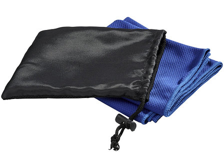 Охлаждающее полотенце Peter в сетчатом мешочке, синий, фото 2