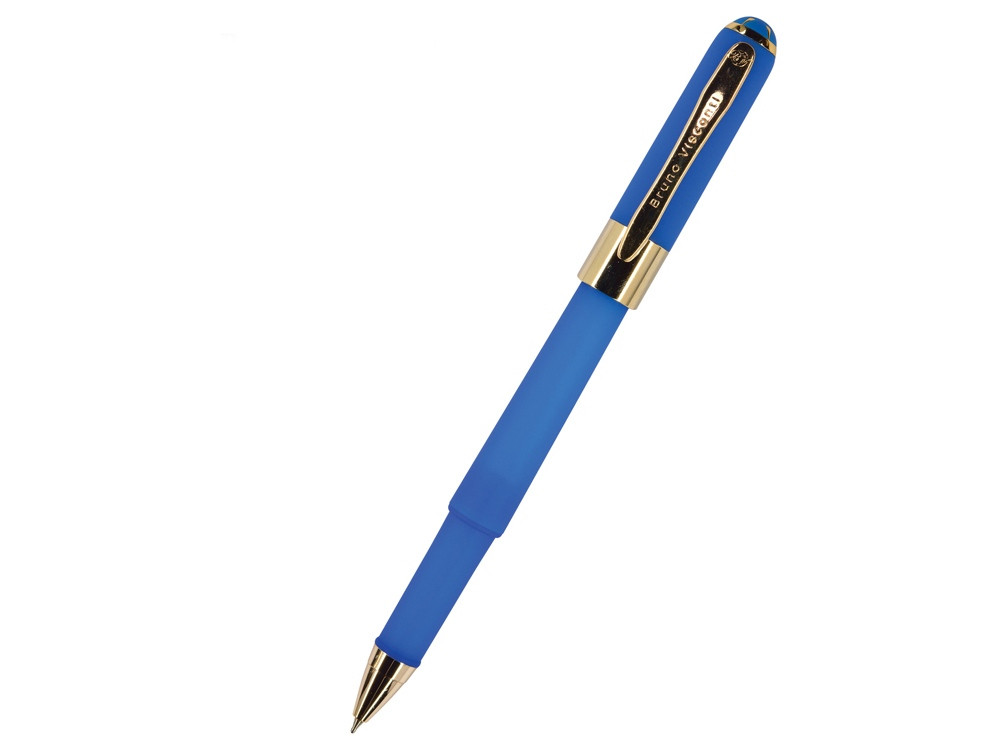 Ручка пластиковая шариковая Monaco, 0,5мм, синие чернила, ярко-синий - фото 1 - id-p227133668