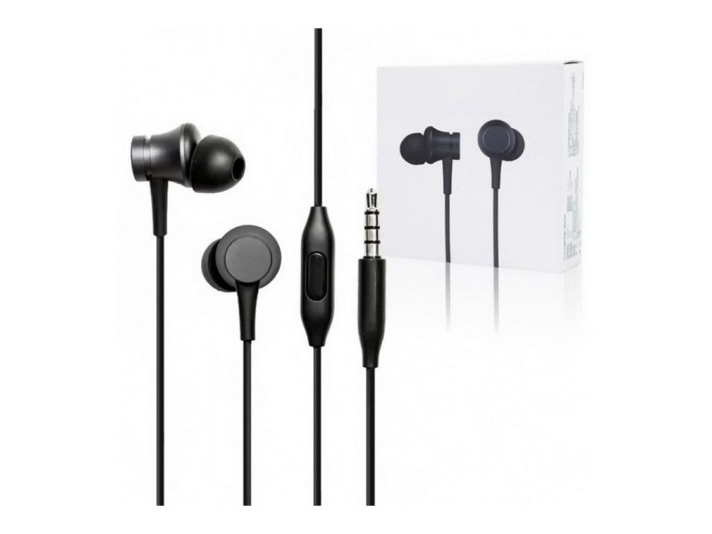 Наушники Mi In-Ear Headphones Basic Black HSEJ03JY (ZBW4354TY) - фото 2 - id-p227134002