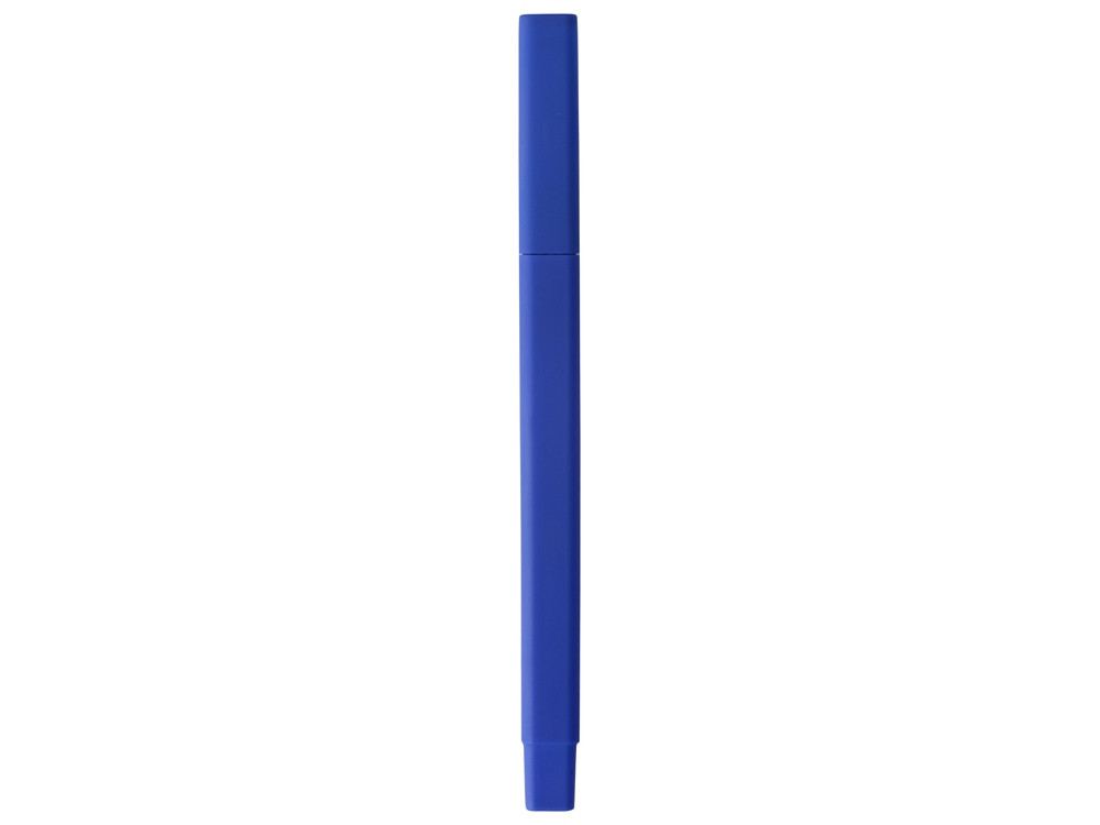 Ручка шариковая пластиковая Quadro Soft, квадратный корпус с покрытием софт-тач, синий - фото 5 - id-p227133681