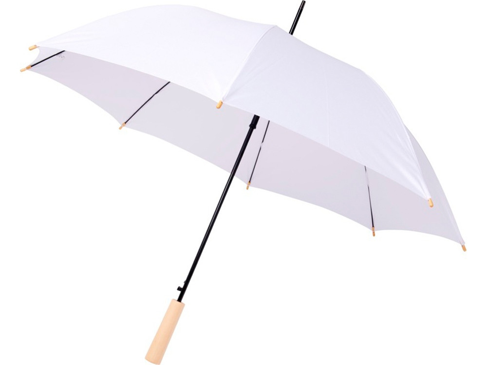 23-дюймовый автоматический зонт Alina из переработанного ПЭТ-пластика, белый - фото 1 - id-p227133816